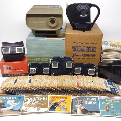 Lot of View-Master Projectors & Reels