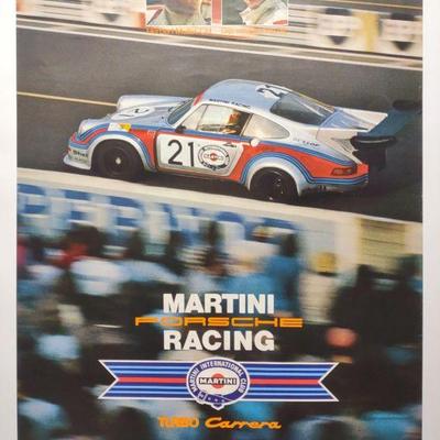 Original 1974 Porsche Martini Racing Poster
