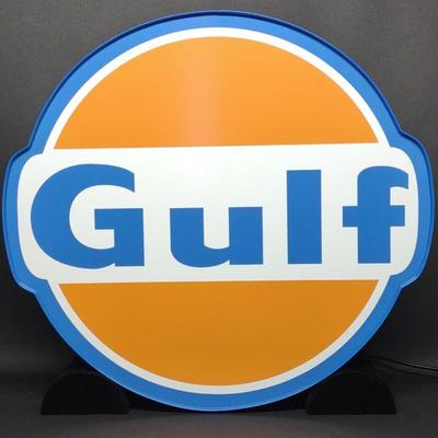 24" Gulf Custom Lighted Sign