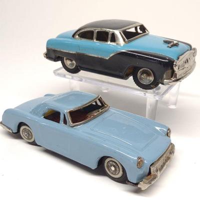 2 Vintage Japan SSS Tin Toy Cars (Ferrari 250 GT)