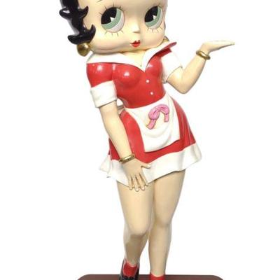 3 ft Betty Boop "Betty's Diner" Statue