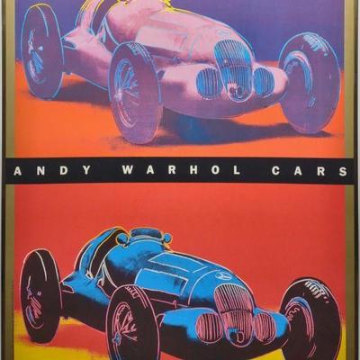 1988 Andy Warhol Cars Mercedes-Benz Museum Poster