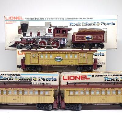 Lionel Rock Island & Peoria Train Set w/ Boxes