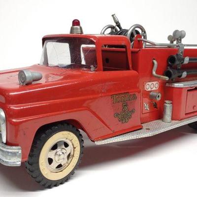 Tonka #5 Pumper Fire Truck Toy