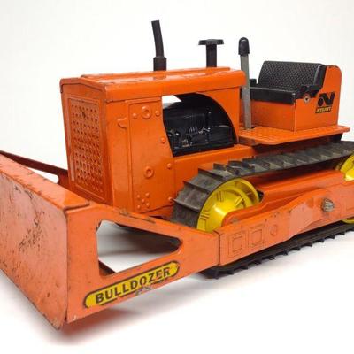 Vintage Nylint Pressed Steel Bulldozer Toy