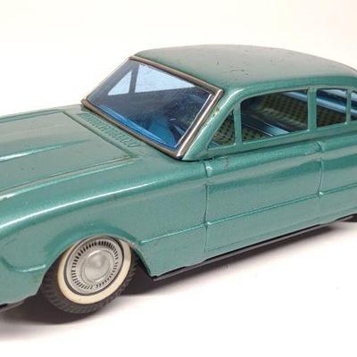 Bandai Japan Ford Falcon Tin Friction Toy Car