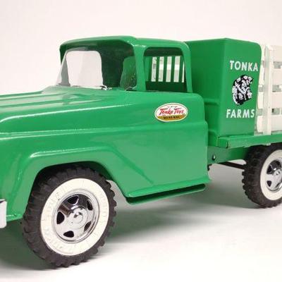 Restored Tonka Farms Stake Truck Toy