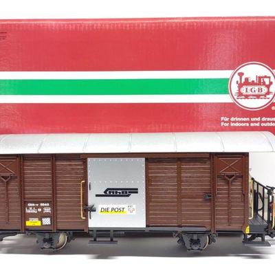LGB 46810 DIE RhB Post Toy Train Car w/ Box