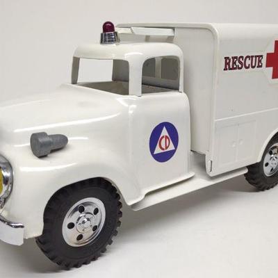 1950s Tonka Rescue Squad Civil Defense Toy Truck
