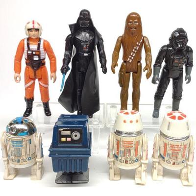 Vintage Kenner Star Wars Action Figures (Lot of 8)