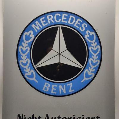 33" Mercedes Benz Service Dealer Sign