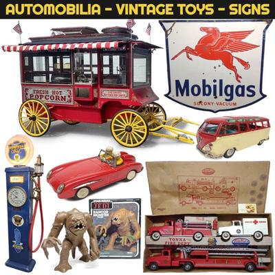 BaysideAuctions.com - Automobilia, Vintage Toys & Signs Online Auction - Ends Aug 24th