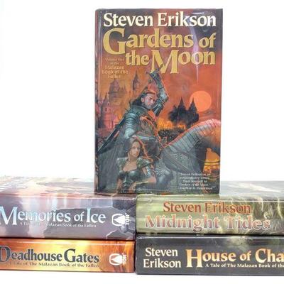 (5) 1st Ed. Steven Erikson Tale Of Malazan Books