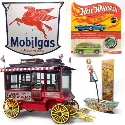 BaysideAuctions.com - Automobilia, Vintage Toys & Signs Online Auction - Ends Aug 24th