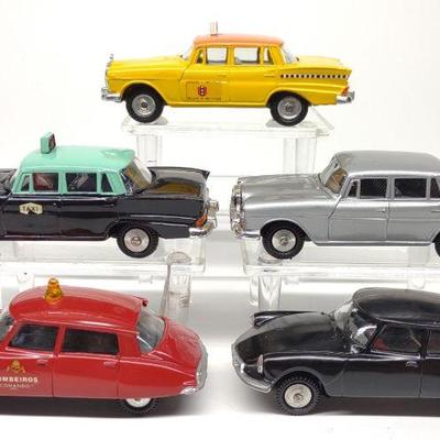 (5) Vintage Metosul Diecast Model Cars