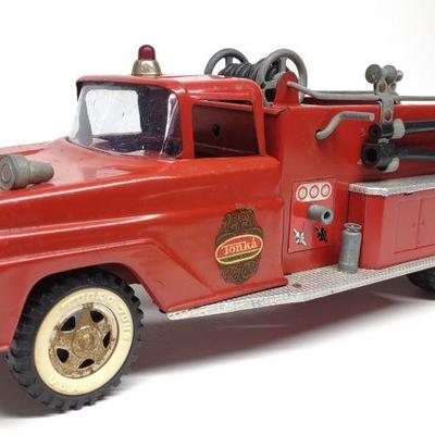 1960s Tonka Pumper Fire Truck Toy