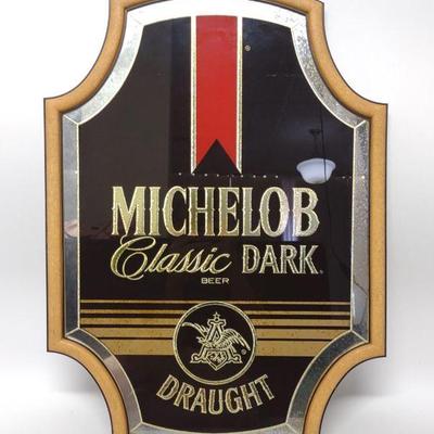 Michelob Classic Dark Beer Mirror Advertising Sign