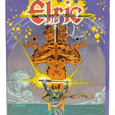 M. Moorcock Elric Seas Of Fate Signed & No. Book
