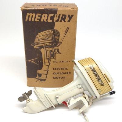 1960s K&O Fleetline Mercury Toy Boat Outboard