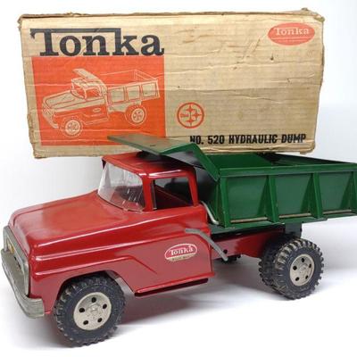 1964 Tonka Dump Truck Toy w/ Box (Restored)