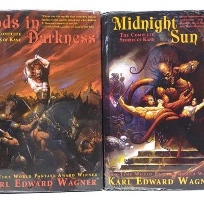 (2) Karl Edward Wagner Kane 1st Ed. Books