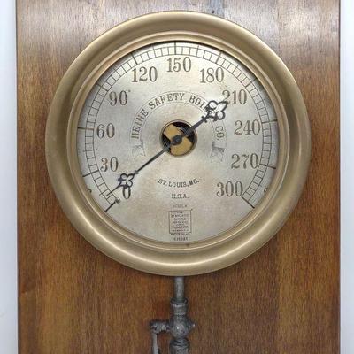 11" Heine Safety Boiler Model A Steam Gauge
