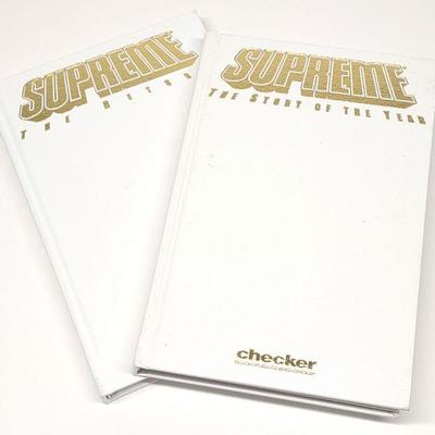 2 Supreme Checker Books Story of the Year & Return