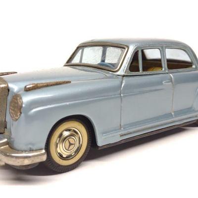 1960s Bandai Mercedes Benz 2/9 Friction Toy Car