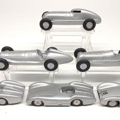 6 Marklin Mercedes Diecast Race Car Toys