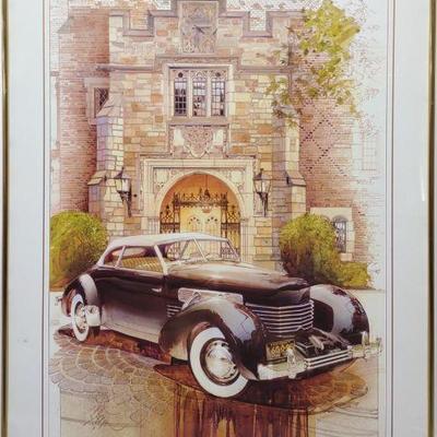 91' Multi-Signed Meadow Brook Hall Car Show Poster