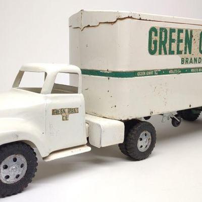 1950s Tonka Green Giant Truck & Trailer Toy