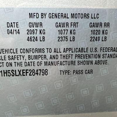 VIN: 1G11H5SLXEF284798