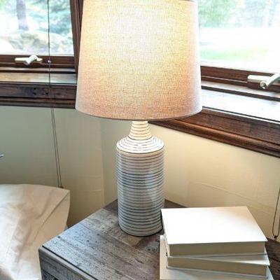 Contemporary ceramic table lamp
