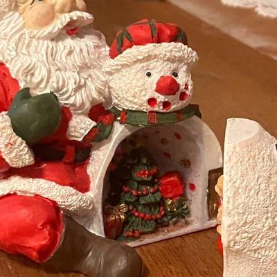Santa with Snowman