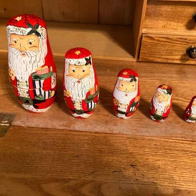 Santa Matryoshka Dolls