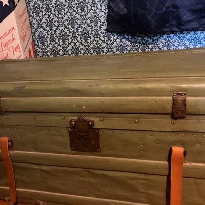 Vintage travel trunk