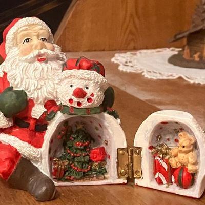 Santa with snowman