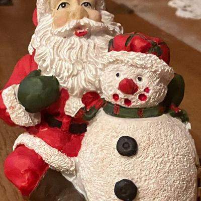 Santa with Snowman
