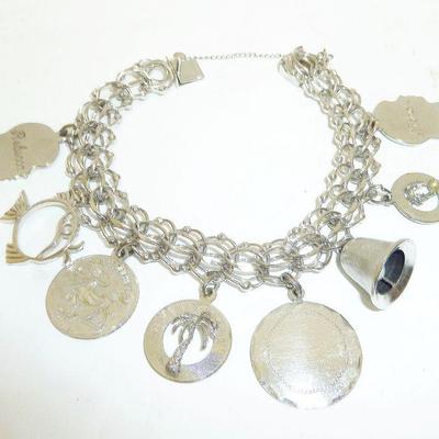 Sterling charm bracelet