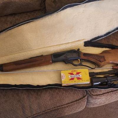 1960's 30/30 with original scope , ammo 
