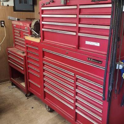 huge tools box on wheels