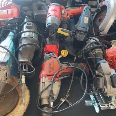 many hand held power tools