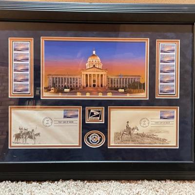 Oklahoma stamp display