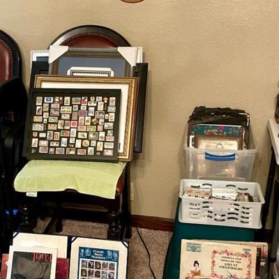Stamp collections and displays