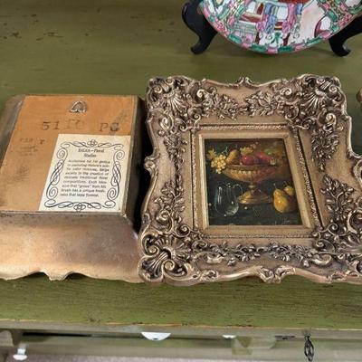 Gold Gilt Framed artwork series of 4