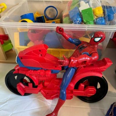 Marvel Spiderman Motorcycle figure