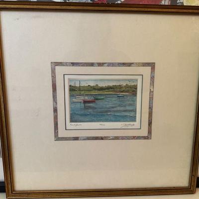 "Pamet Harbor" Cape Cod Mass, 66/100 , unknown artist signature