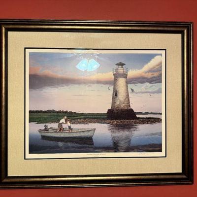 Lighthouse painting By David Lanier