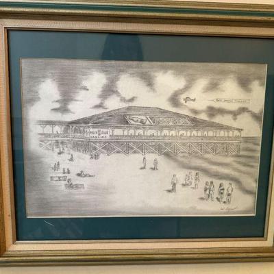 Sketch from When Fats Domino played at Tybee Island