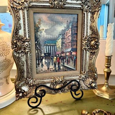 Gold Gilt Framed artwork series of 4